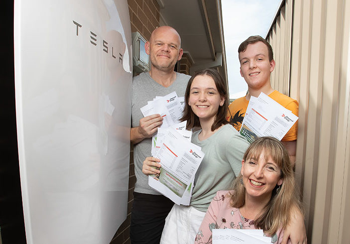 The Pfitzner Family tesla powerwall reposit battery storage - optimised