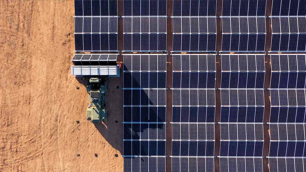 5B's re-deployable solar technology will help the Nova mine in WA run continuously on solar power. (Photo credit: 5B).