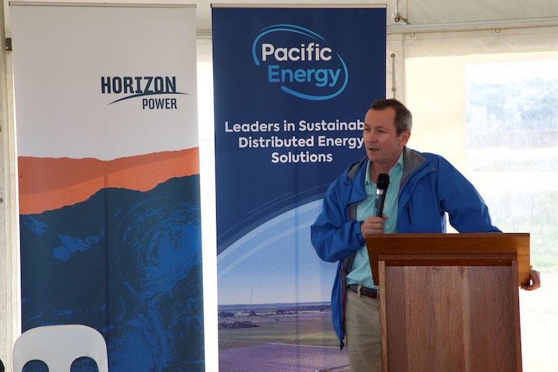 Mark McGowan Esperance microgrid