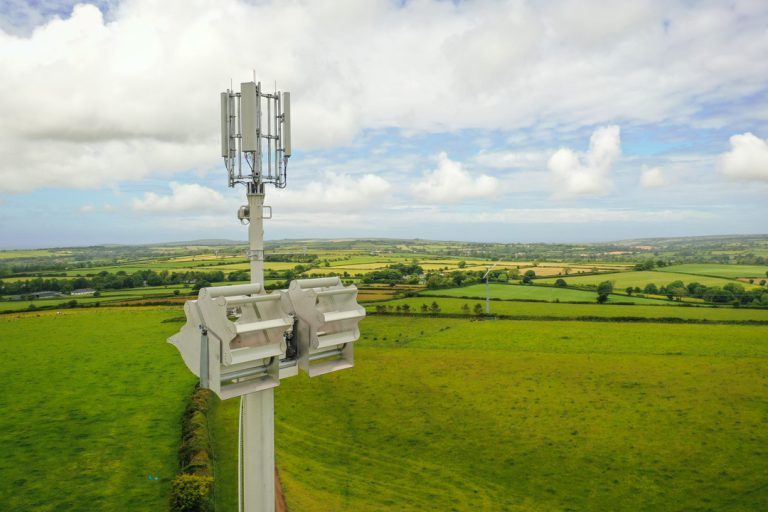 small wind turbine mobile phone mast Vodafone