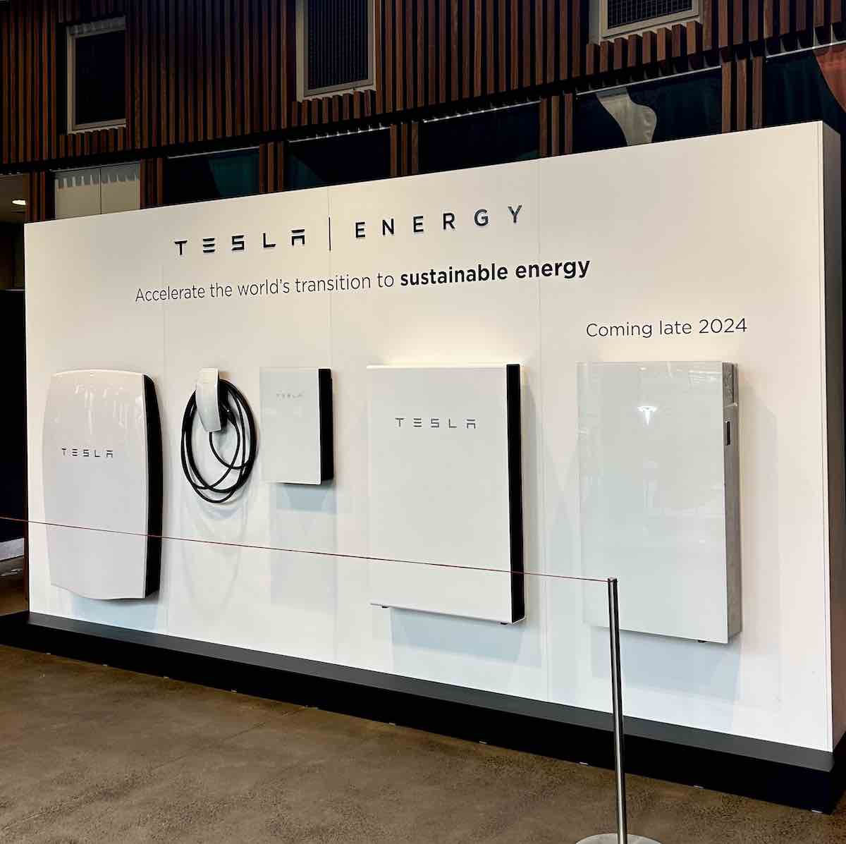 Tesla home store battery system