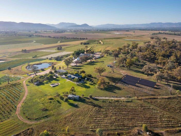 Lowe Wines solar NSW vineyard
